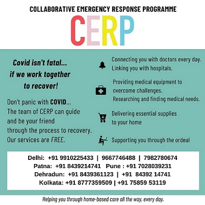 CERP Responds comprehensively to the Covid Pandemic in India