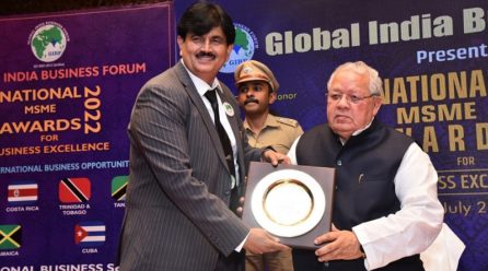 Global India Business Forum (GIBF) Working Towards Making India Self-Reliant: Governor of Rajasthan Shri. Kalraj ji Mishra and MP of Jaipur Shri. Ramcharan Bohra