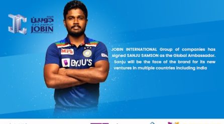 JIC Group of Companies announced Indian Cricketer Sanju Samson as their Global Ambassador