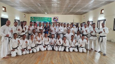 Yashpal Singh Kalsi Conducts Black Belt Test at Combat Wing, ITBP ACADEMY, Mussoorie, Uttarakhand, May 22-23, 2023