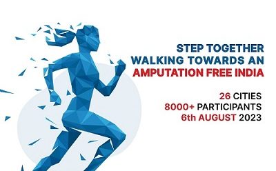 Nationwide Walkathon set to take place on the National Vascular Day – Sunday 6th August 2023, uniting 26 cities across India with a pledge for Amputation FREE India