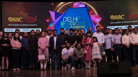 MAAC students celebrate excellence in Animation & VFX at 11th DELHI CG ANIMATION AWARDS