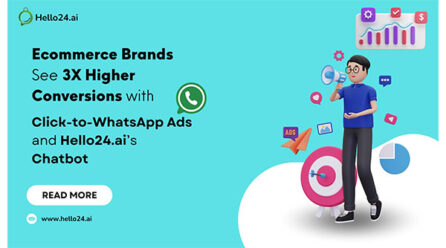 Ecommerce Brands See 3X Higher Conversions with Click-to-WhatsApp Ads and Hello24.ai’s Chatbot