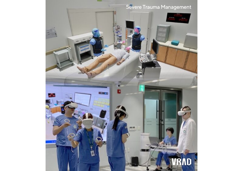 VRAD Co. Launches Korean VR Simulators for Nursing & Trauma Training in Global Markets